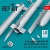 RESKIT RS48-0566 S-24 missiles with APU-68 (4 pcs) (MiG-21, MiG-23, MiG-27, MiG-29, Su-7, Su-17, Su-25, Su-24, Mi-24) (3D Printed) (1/48)